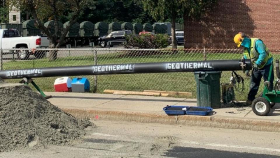 PHOTO: A geothermal network has been installed to power dozens of homes and businesses in Framingham, Massachusetts. (Building Decarbonization Coalition)