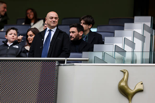 LONDON, ENGLAND – DECEMBER 31: Tottenham Hotspur chairman Daniel Levy during the Premier League match between Tottenham Hotspur and AFC Bournemouth at Tottenham Hotspur Stadium on December 31, 2023 in London, England. (Photo by Robin Jones – AFC Bournemouth/AFC Bournemouth via Getty Images)