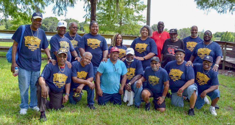 The Benn-Brinkley-Randolph Family Reunion at Carver Park in Eustis two weeks ago featured 17 veterans in attendance, including representatives from every branch of service and combat-decorated relatives from the Vietnam War, including at least three Purple Heart recipients. The gallant troupe also featured a senior member of the vaunted amtrac community, and a Marine Corps Sergeant Major whose first taste of battle came as a 17-year-old, just a few weeks after graduating with the last class to attend Bates Avenue High School.