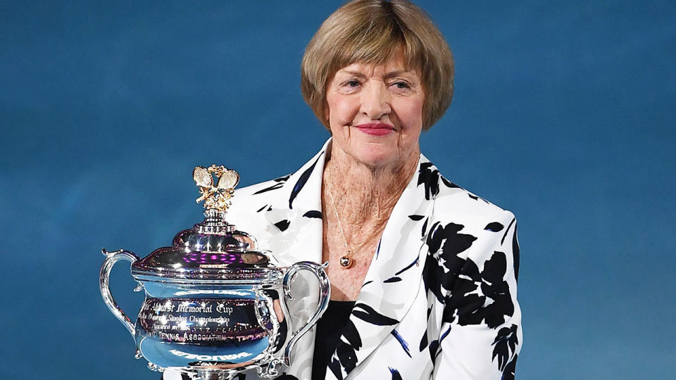 A third recipient of the Order of Australia has rebuffed the award in protest over Margaret Court's continued recognition by the committee. (Photo by GREG WOOD/AFP via Getty Images)
