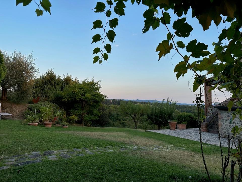 A view of the Italian countryside.