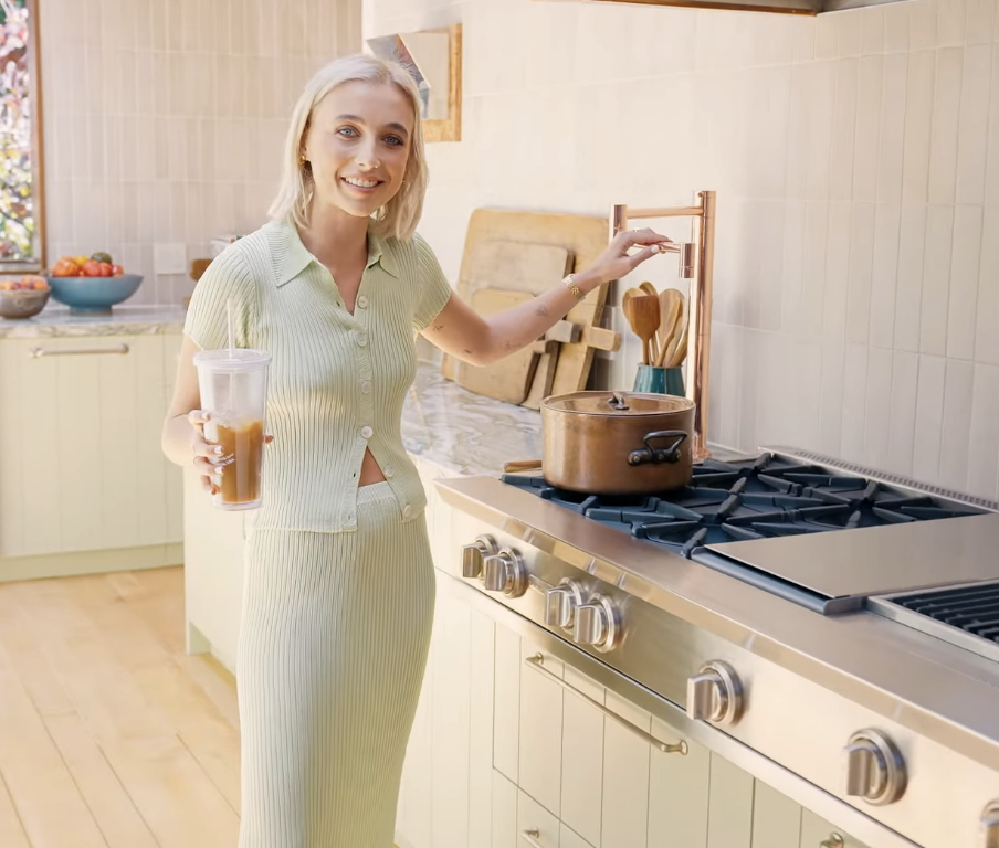 Emma in her kitchen