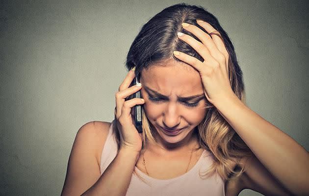 A father has shared a phone call from his daughter suffering domestic violence. Photo: Getty