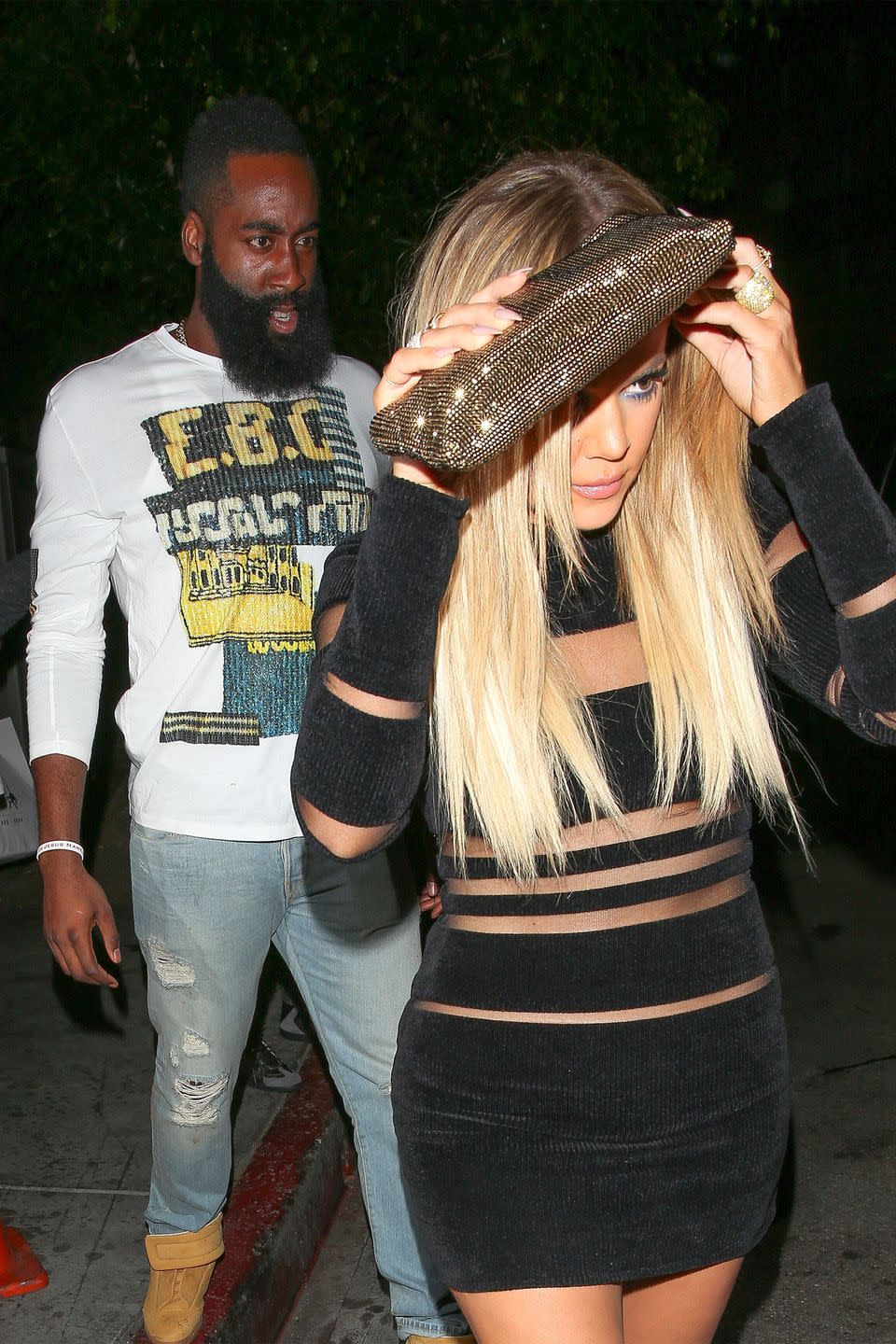 Then: Khloé Kardashian & James Harden