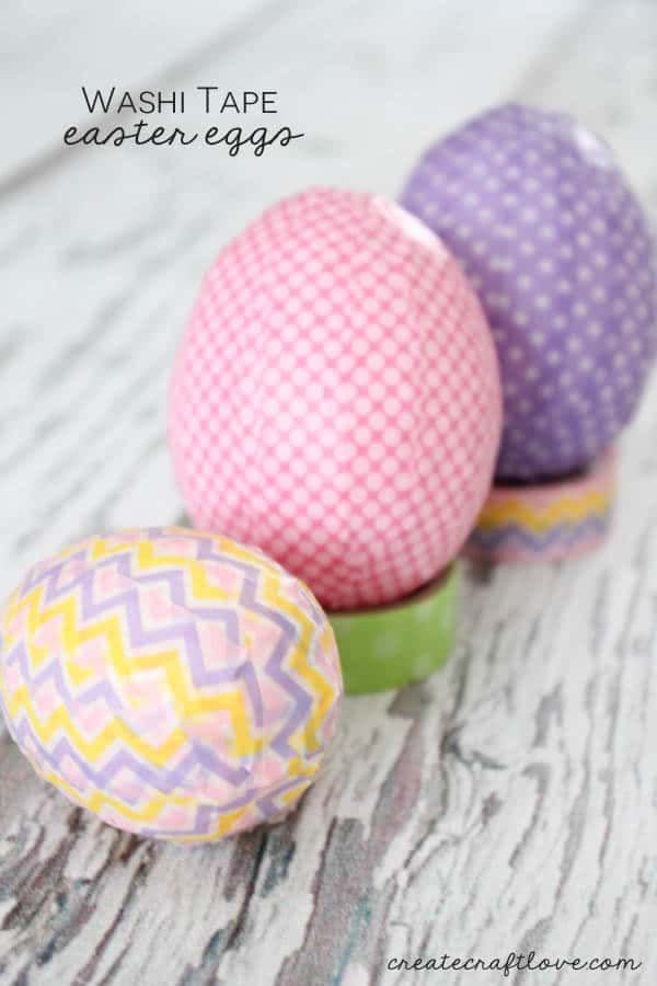 Washi Tape Easter Eggs