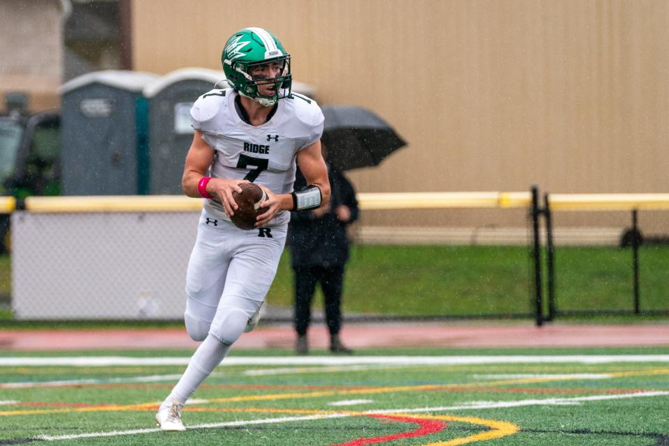 Ridge and Westfield high school football teams met Saturday, Oct. 14, 2023, afternoon at the field at Kehler Stadium in Westfield.