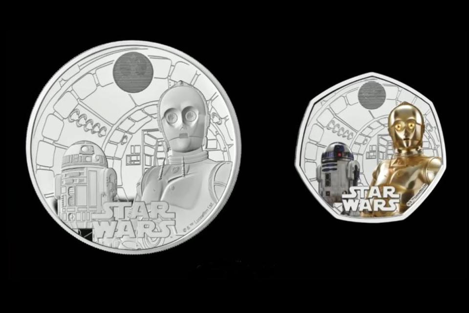 The coins have coloured elements thanks to cutting-edge laser technology  (Royal Mint)