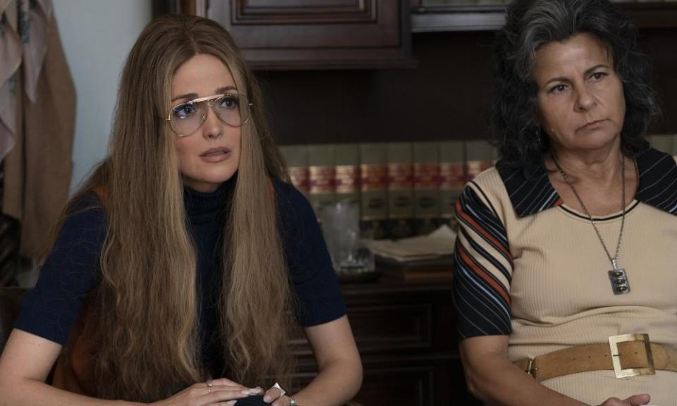 Rose Byrne with Tracey Ullman in Mrs America.