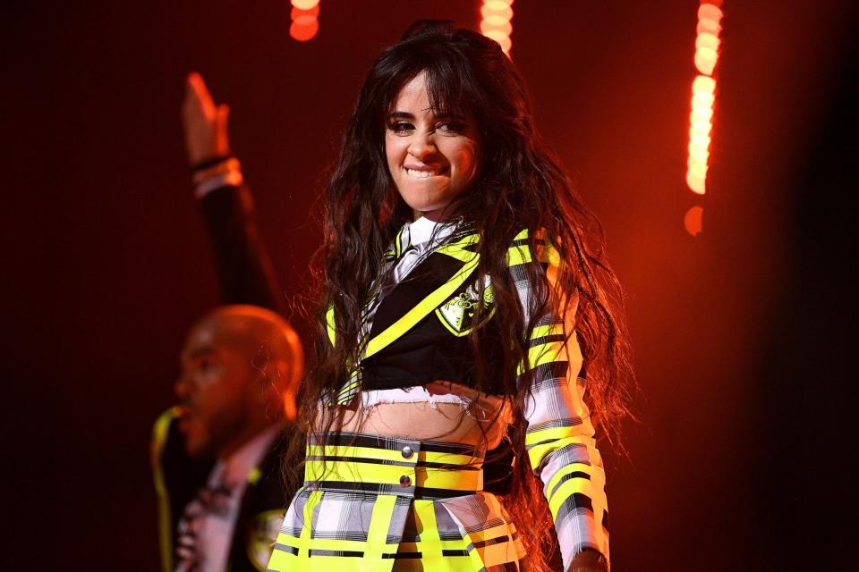 My Oh My: Camila Cabello performed at the awards (PA)