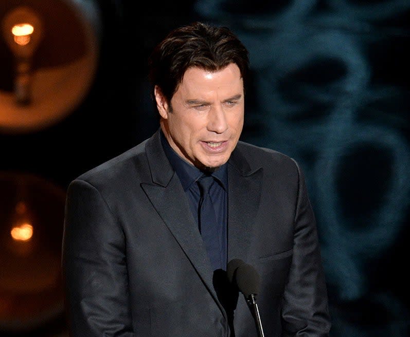 Closeup of John Travolta