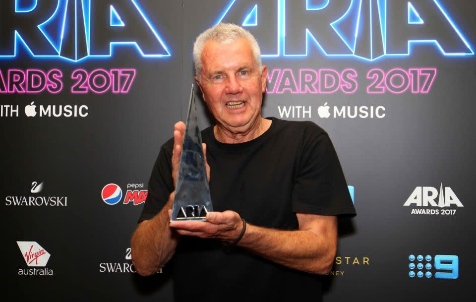 Daryl Braithwaite inducted into the ARIAs Hall of Fame. Source: Getty