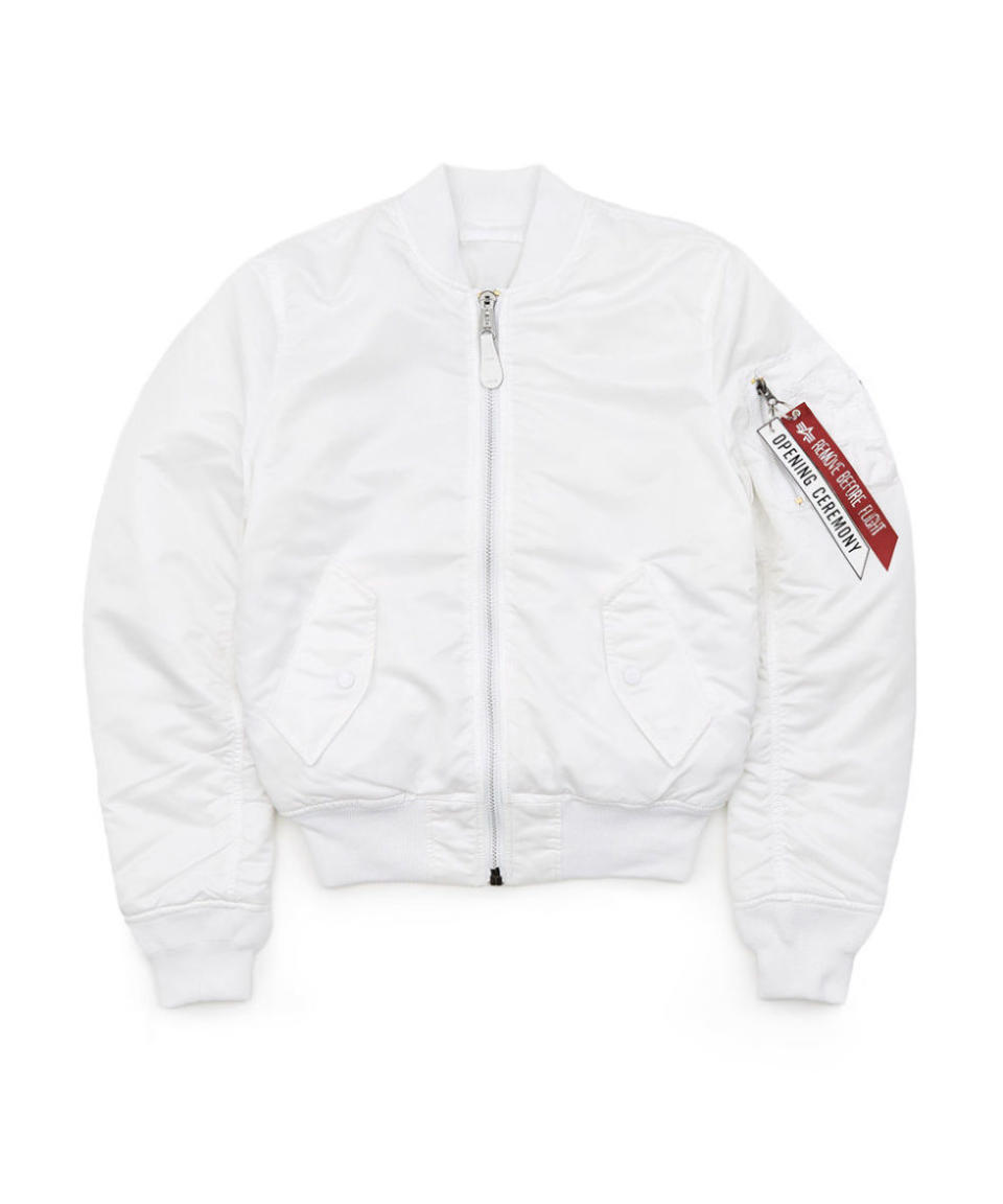 8) ALPHA INDUSTRIES FOR OPENING CEREMONY: REVERSIBLE MA-1 JACKET