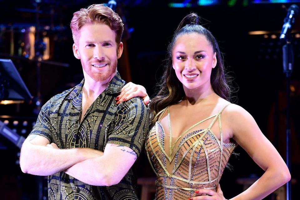 Neil and Katya Jones in 2019 (Ian West/PA Wire)