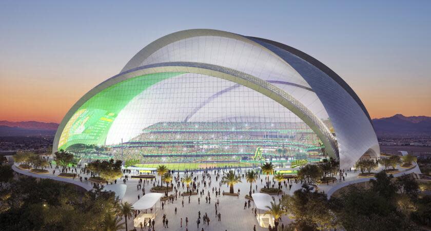 The Oakland Athletics and their design teams released renderings Tuesday, March 5, 2024.