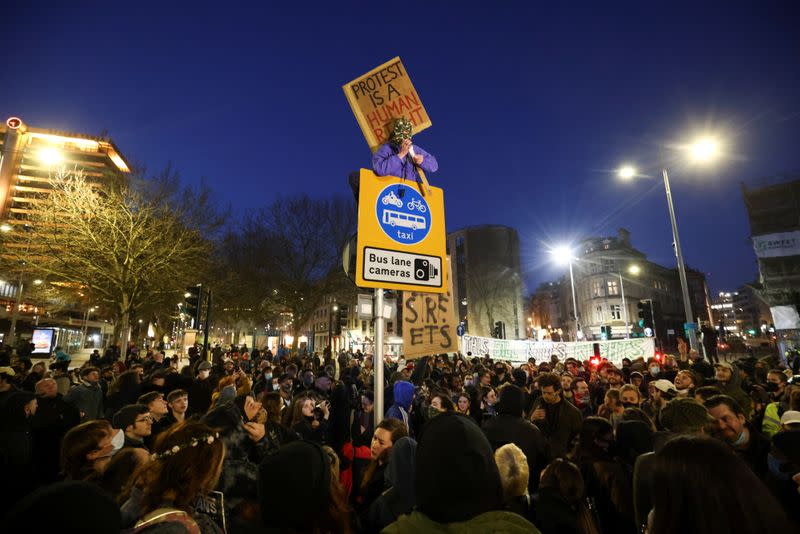 Protest in Bristol