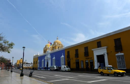 The sacrifice site was found on a cliff just outside the northwestern coastal city of Trujillo, Peru's third largest city