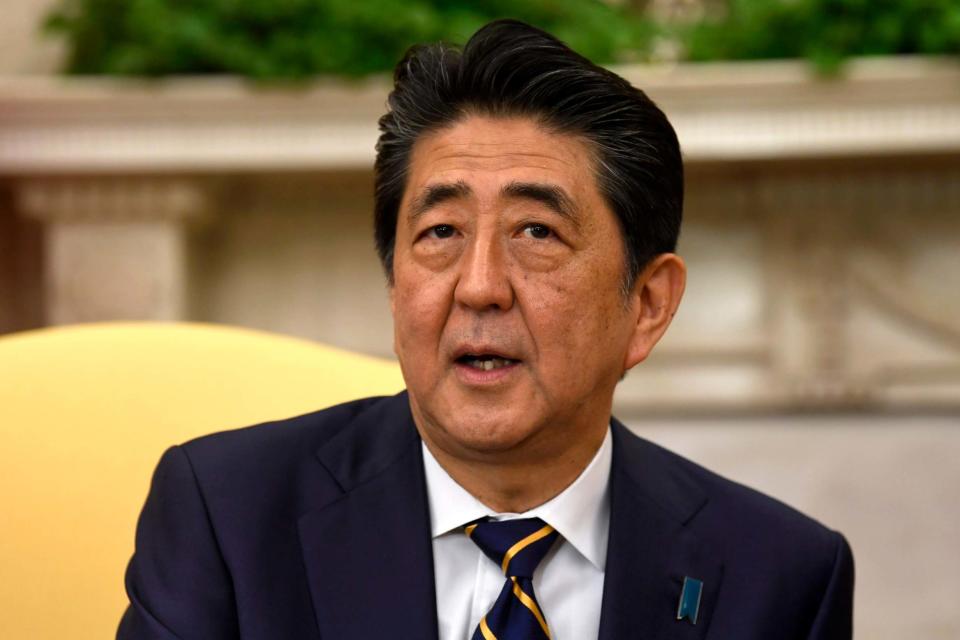 Mr Abe is Japan's longest-serving leader (AP)