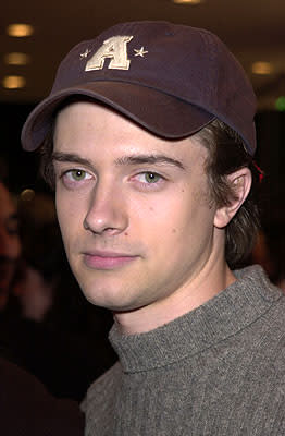 Topher Grace at the Westwood premiere of Dimension's Get Over It