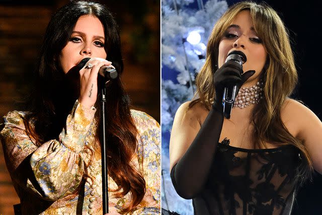 <p>Katherine Bomboy/NBC via Getty; Trae Patton/NBC via Getty</p> Lana Del Rey and Camila Cabello