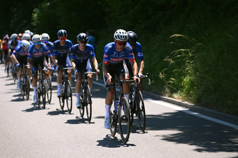 NOTTWIL SWITZERLAND  JUNE 12 Silvan Dillier of Switzerland and Team AlpecinDeceuninck competes during the 86th Tour de Suisse 2023 Stage 2 a 1737km stage from Beromnster to Nottwil  UCIWT  on June 12 2023 in Nottwil Switzerland Photo by Dario BelingheriGetty Images