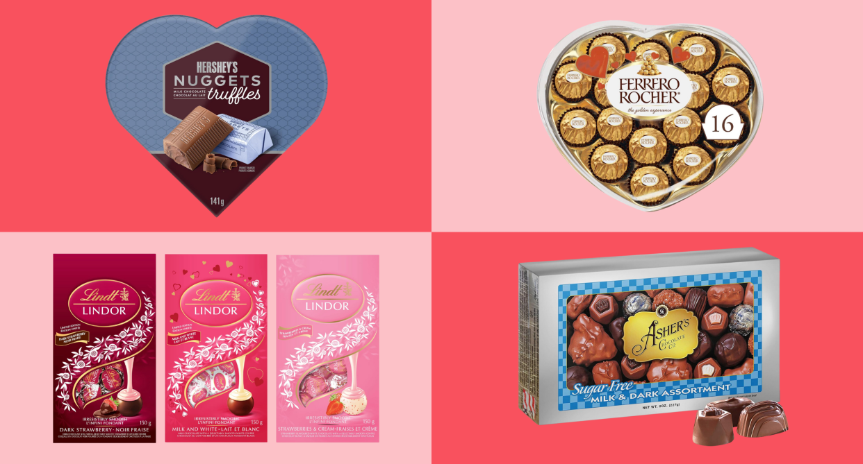 A ton of Valentine's Day chocolate is on sale on Amazon — save on Lindt, Ferrero Rocher & more (Photos via Amazon).
