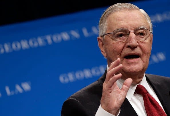 <p>On Monday, a gracious final email from the late Walter Mondale was sent out to his staff</p> (Getty Images)