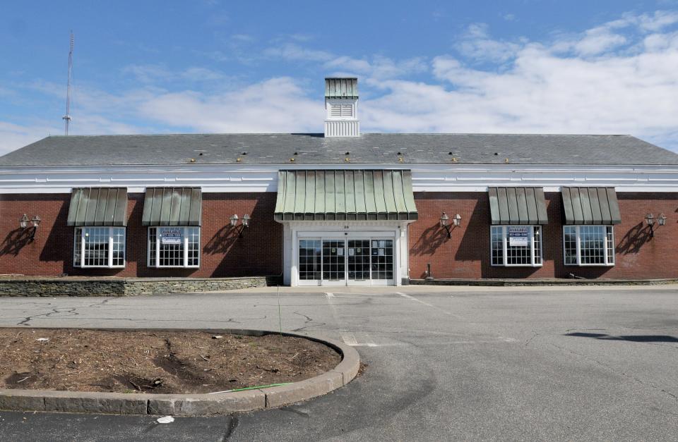 A former Christmas Tree Shops store at Falmouth Plaza, located at 39 Davis Straits in Falmouth, has been leased for 10 years by Aldi, a Germany-based grocery chain, according to plaza owner Greg Bilezikian. The store was photographed on Sunday.