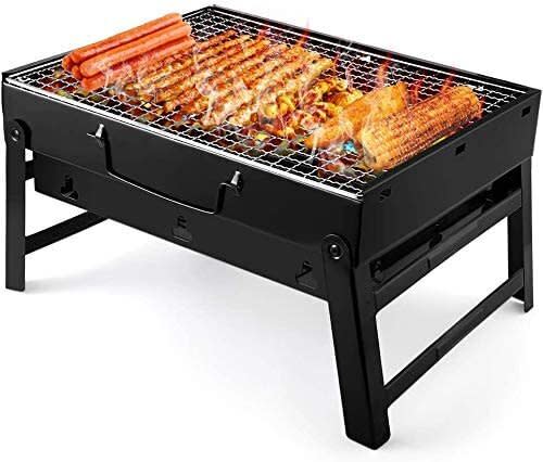 This folding grill's easy to use &mdash; with foldable legs that stretch out when you're ready to barbecue and ventilation holes on each side to make sure your meal's feeling the heat. <br /><br /><strong><a href="https://amzn.to/3iyAX70" target="_blank" rel="noopener noreferrer">Find it for $24.98 at Amazon</a></strong>.