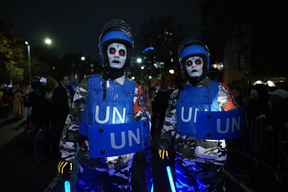 格林威治村萬聖節遊行（Photo by Lokman Vural Elibol/Anadolu Agency, Image Source : Getty Editorial）