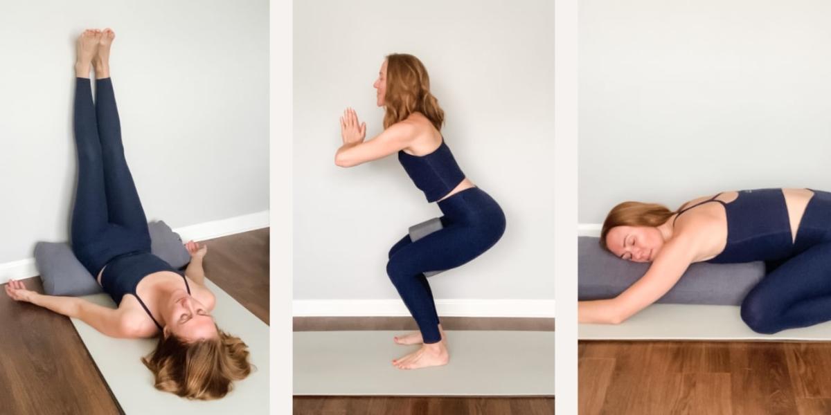 6 easy postpartum yoga poses for birth recovery - Yahoo Sports