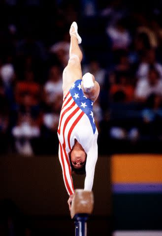 <p>Ken Regan /Disney General Entertainment Content via Getty Images</p> Mary Lou Retton at the 1984 Olympics