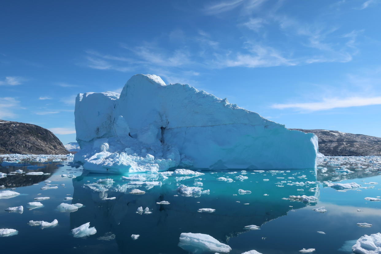 <p>Under current climate pledges, the melting of land ice could cause sea levels to increase by a median of 25cm by the end of the century</p> (Donald Slater)