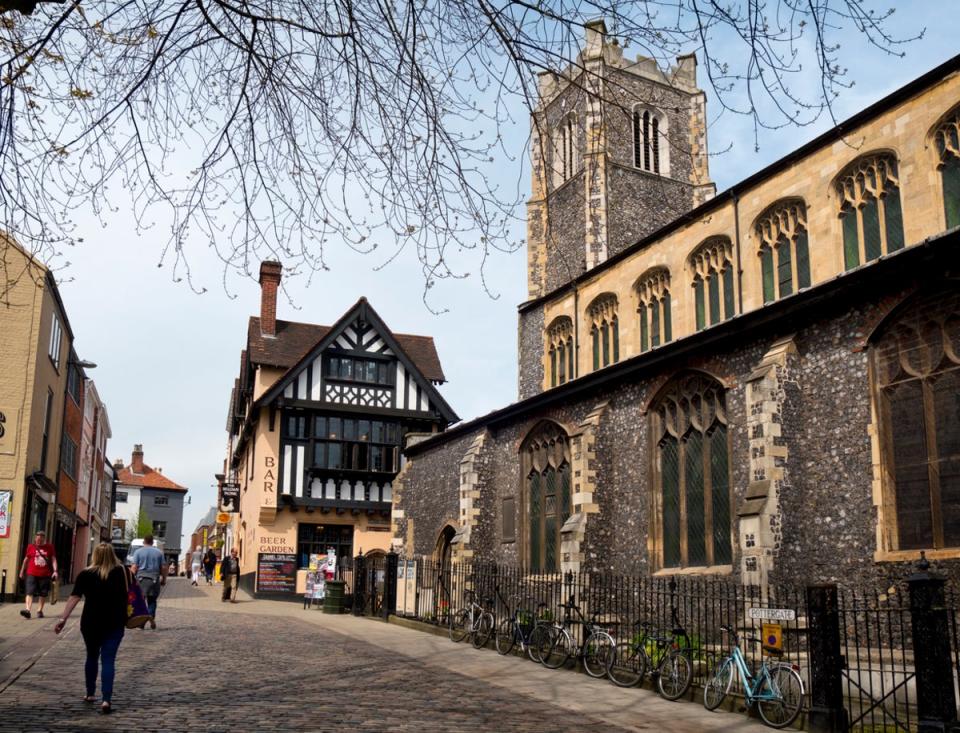 St John Maddermarket is just one of Norwich’s many churches (Getty)