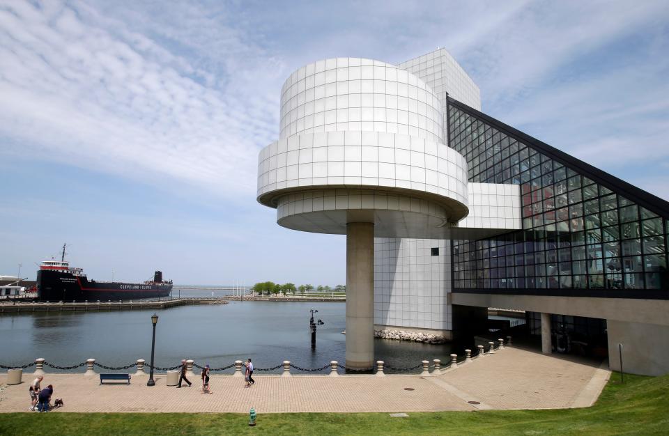 The Rock & Roll Hall of Fame in Cleveland, Ohio, was designed by architect I.M. Pei.