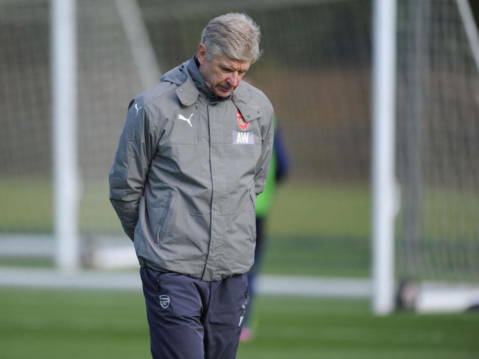 Wenger is out of contract at the end of the season (Getty)