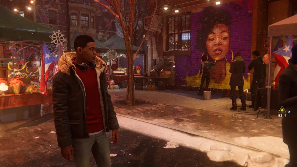 Marvel's Spider-Man: Miles Morales captured on PS5.