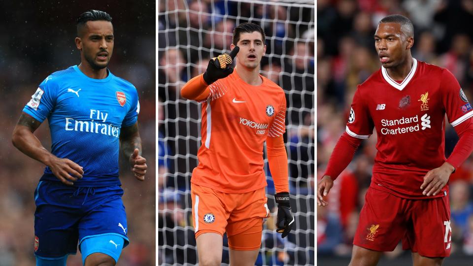 Hold the back page: Theo Walcott, Thibaut Courtois and Daniel Sturridge are all linked in today’s papers