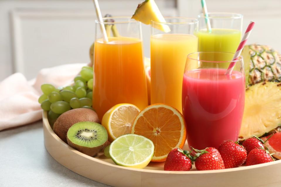 A new study found that children who drank fruit juice instead of soda at an early age tended to have healthier diets later in life. Shutterstock