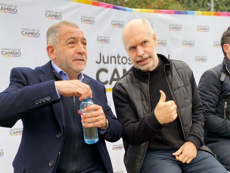 Luis Juez y Horacio Rodríguez Larreta