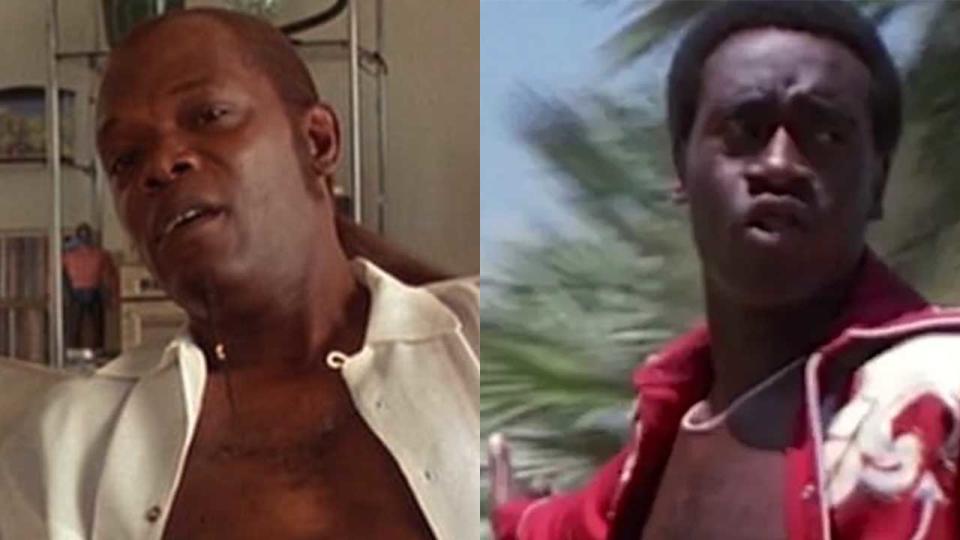 Samuel on the left, Don Cheadle on the right