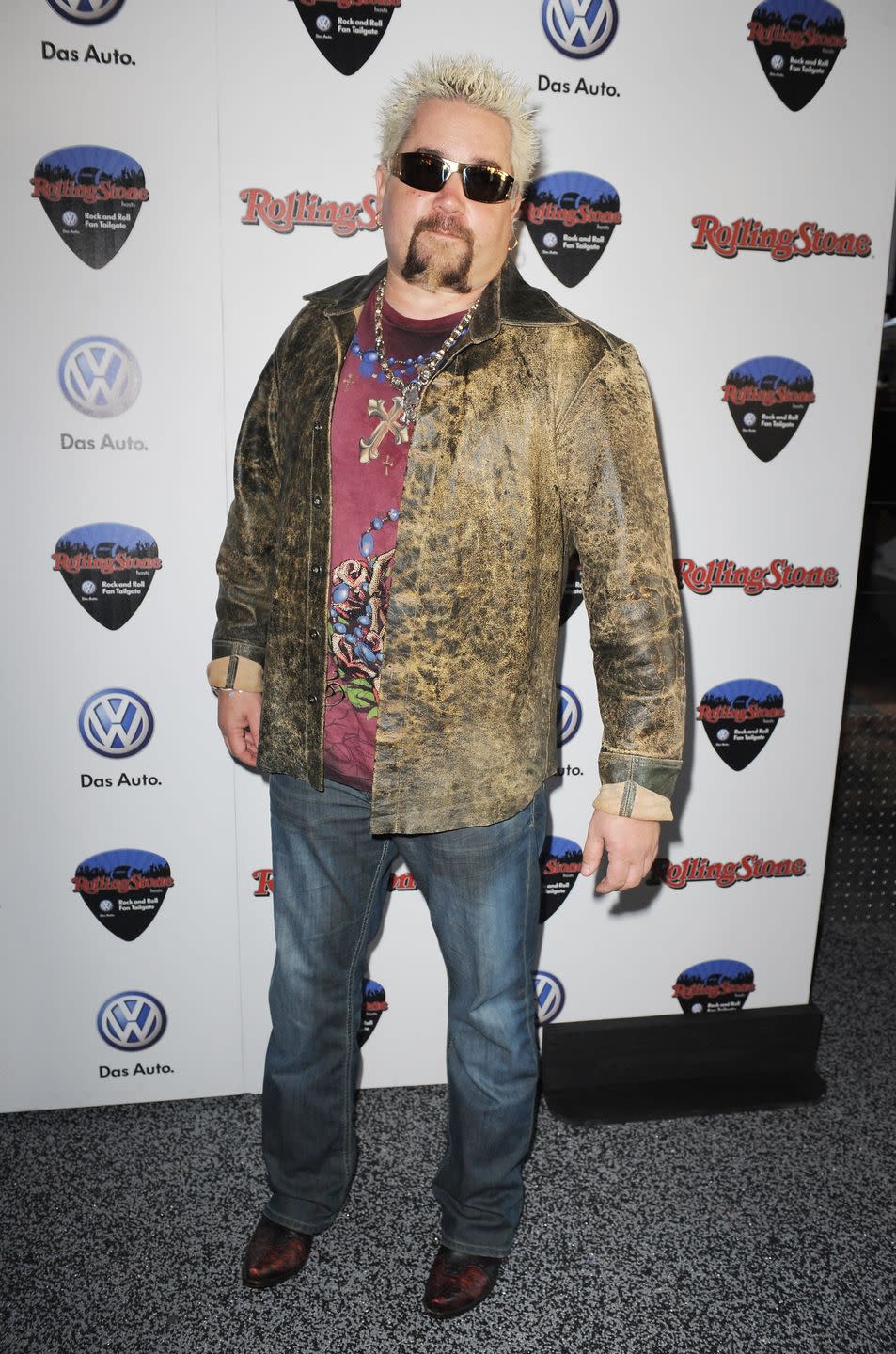 rolling stone hosts volkswagen rock roll super bowl fan tailgate party