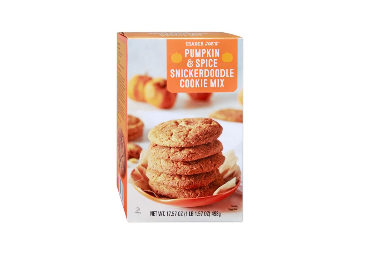 trader joes new fall products 2024 pumpkin and spice snickerdoodle mix