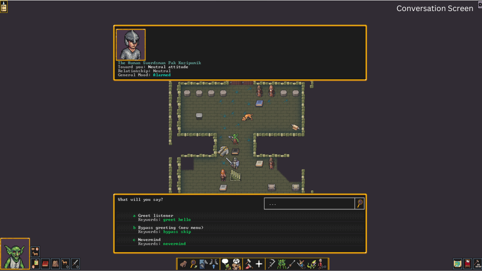 Dwarf Fortress Adventure mode