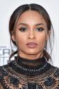 Ciara’s metallic purple pout and smoky black and silver lids were a standout on the carpet of the 2015 American Music Awards in Los Angeles.