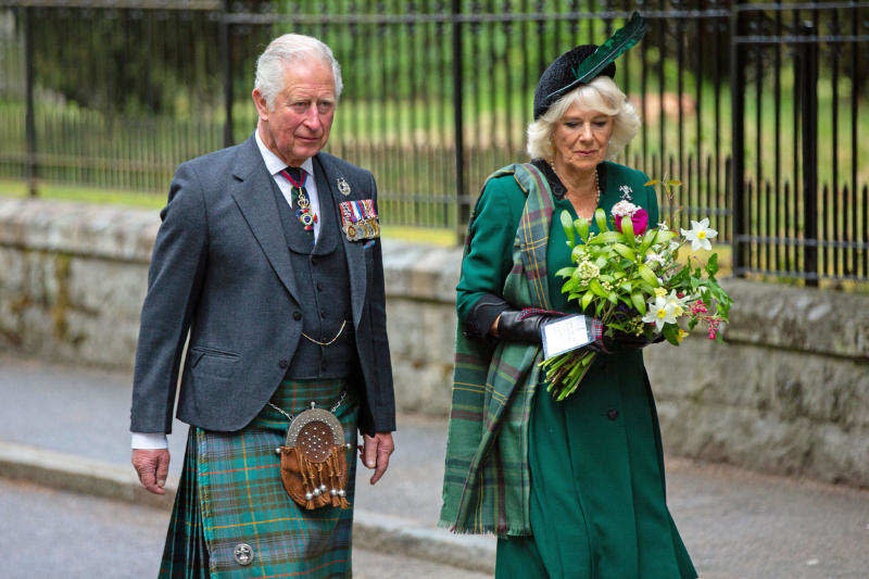 Carlos III y la reina Camilla