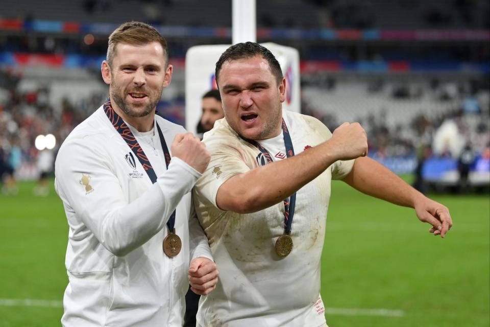 Jamie George (right) believes England are in a good place moving forward  (Getty Images)