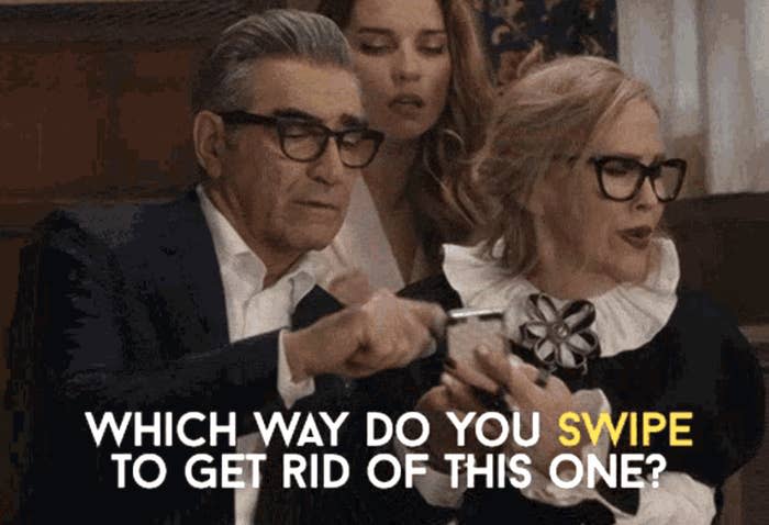 Eugene Levy, Catherine O'Hara, and Annie Murphy in "Schitt's Creek"