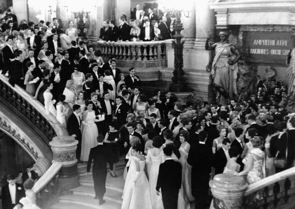 Les Bal des Débutantes in Paris, France in 1900.