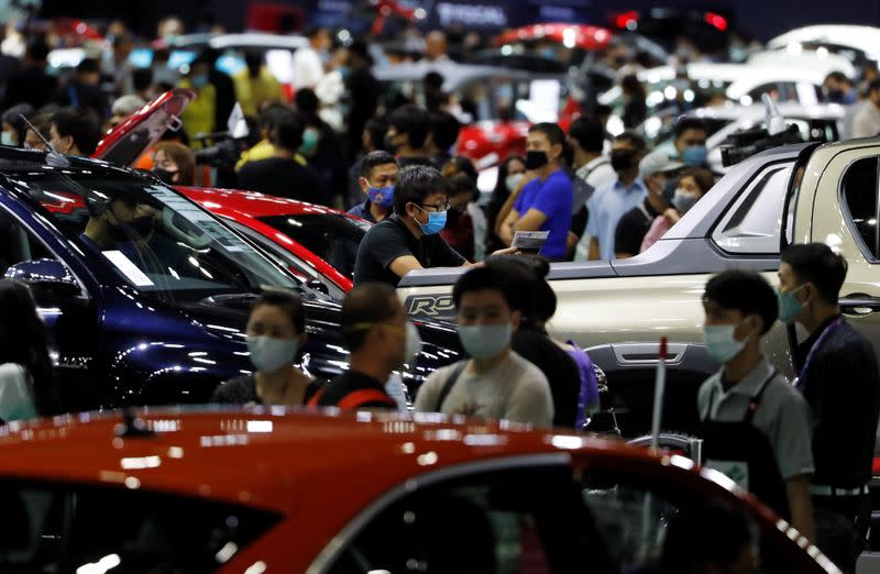 The delayed Bangkok International Motor Show opens to the public amid outbreak of coronavirus disease