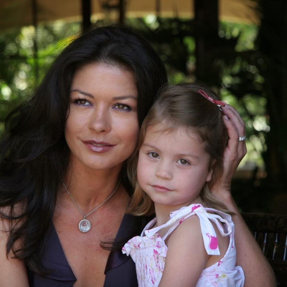 Catherine Zeta-Jones celebrated daughter Carys' birthday by sharing a throwback photo. Photo: Instagram/Catherine Zeta-Jones